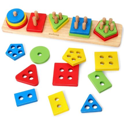 Wooden Sorting Stacking Montessori Toys